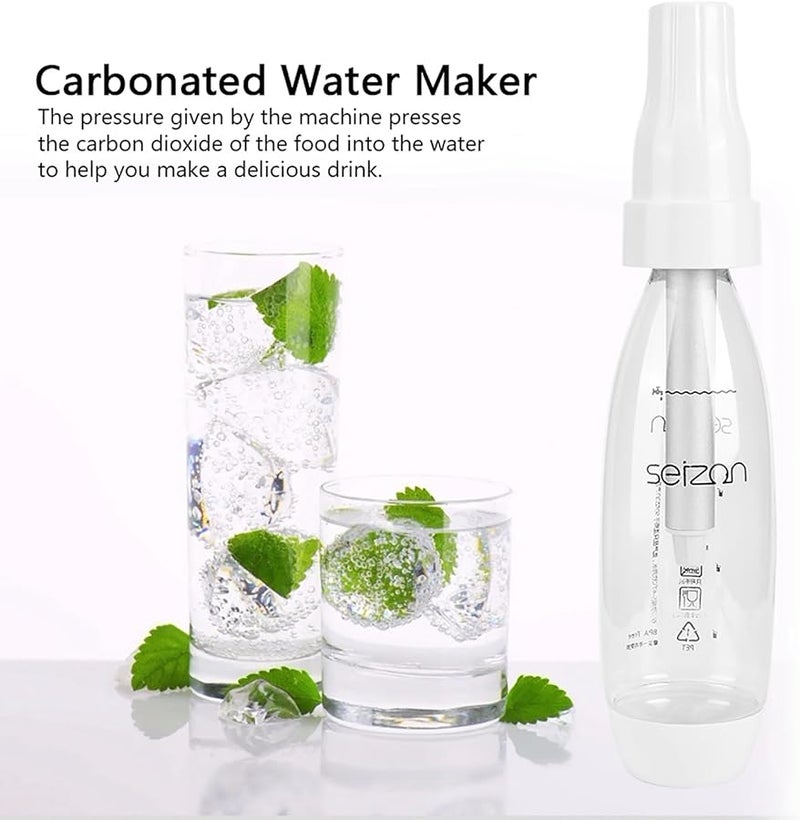 Portable Soda Maker Machine with 1000ml Bottle for Homemade Sparkling Drinks Home Bar Use - Image 3
